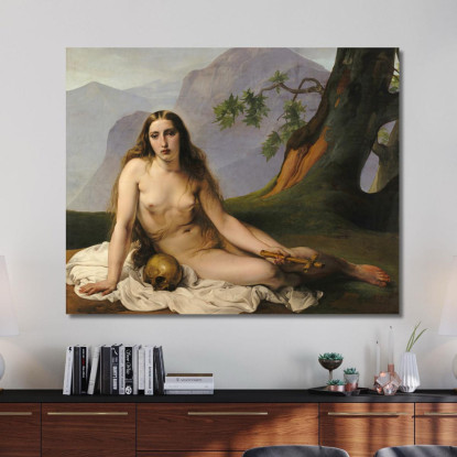 Maria Maddalena Penitente Francesco Hayez fhy7 quadro stampato su tela