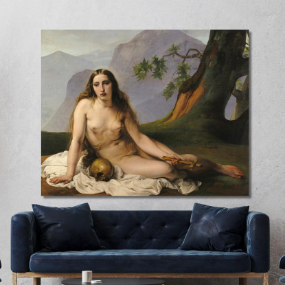 Maria Maddalena Penitente Francesco Hayez fhy7 quadro stampato su tela