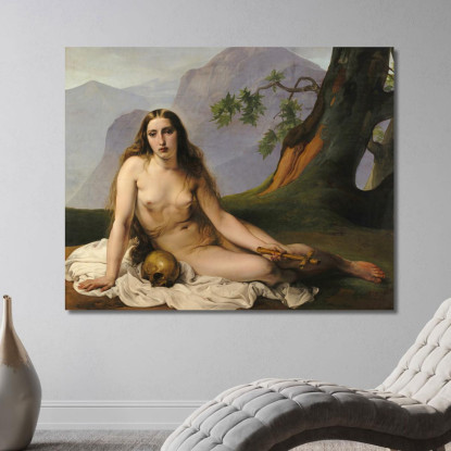 Maria Maddalena Penitente Francesco Hayez fhy7 quadro stampato su tela