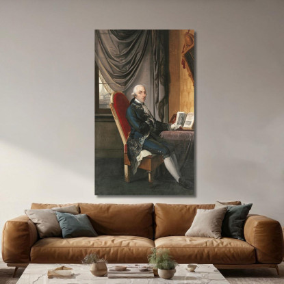 Portrait Of Pietro Francesco Visconti Borromeo Francesco Hayez fhy10 quadro stampato su tela