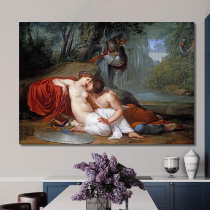 Rinaldo E Armida Francesco Hayez fhy19 quadro stampato su tela