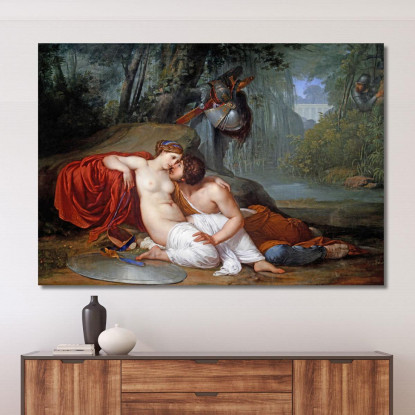 Rinaldo E Armida Francesco Hayez fhy19 quadro stampato su tela