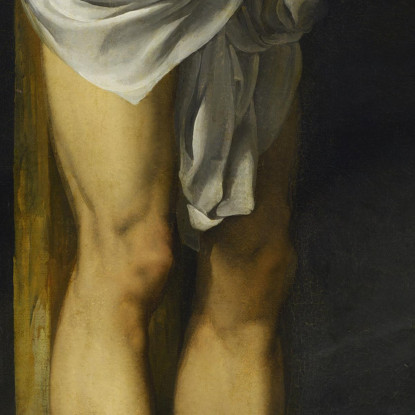 Crocifissione Con Maria Maddalena Inginocchiata E Piangente Francesco Hayez fhy24 quadro stampato su tela