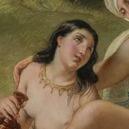 Betsabea Al Bagno Francesco Hayez fhy28 quadro stampato su tela