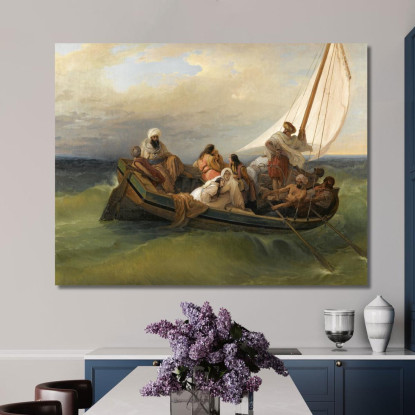 Volo Da Chios Francesco Hayez fhy30 quadro stampato su tela