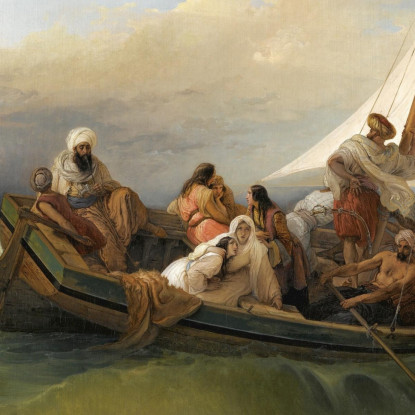 Volo Da Chios Francesco Hayez fhy30 quadro stampato su tela