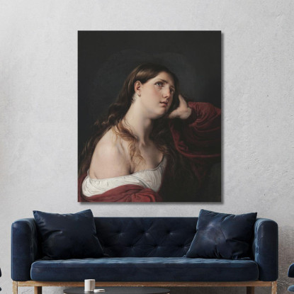Maria Maddalena Francesco Hayez fhy36 quadro stampato su tela
