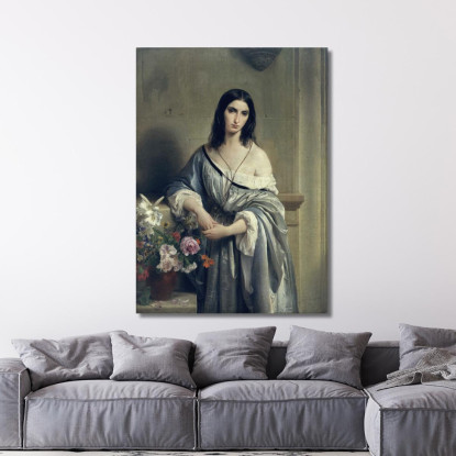 Malinconia Francesco Hayez fhy37 quadro stampato su tela