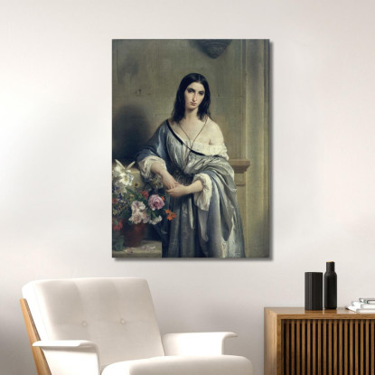 Malinconia Francesco Hayez fhy37 quadro stampato su tela