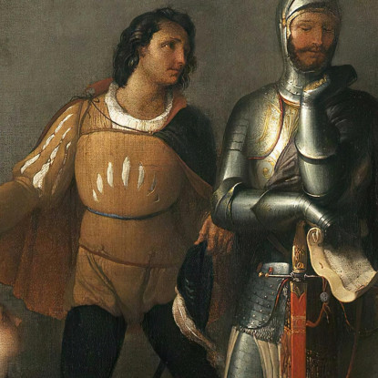 Pietro Rossi Francesco Hayez fhy39 quadro stampato su tela