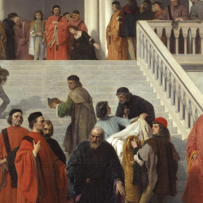 Gli Ultimi Momenti Del Doge Marino Faliero Francesco Hayez fhy46 quadro stampato su tela