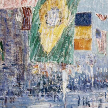 Viale Degli Alleati Brasile Belgio Frederick Childe Hassam fch2 quadro stampato su tela