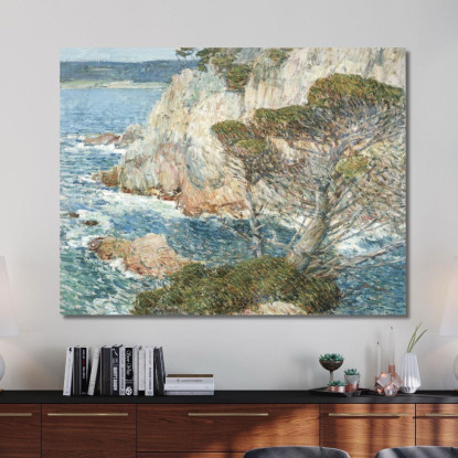 Punto Lobos Carmelo Frederick Childe Hassam fch12 quadro stampato su tela