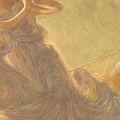 Dettaglio Della Danza Delle Ore Gaetano Previati gpr2 quadro stampato su tela