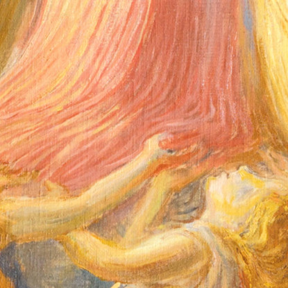 Assunzione Gaetano Previati gpr8 quadro stampato su tela