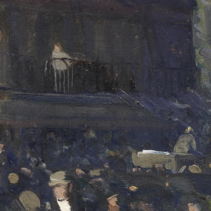 Abitanti Della Scogliera George Bellows gbl3 quadro stampato su tela