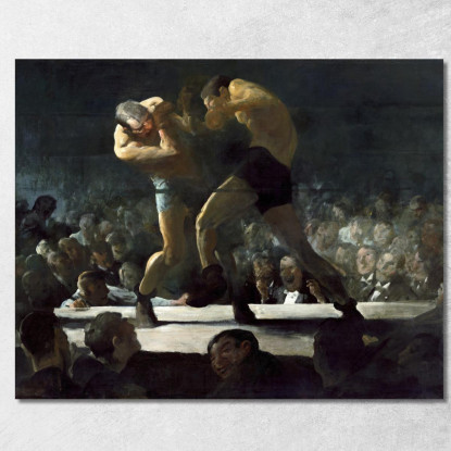 Serata In Discoteca George Bellows gbl4 quadro stampato su tela