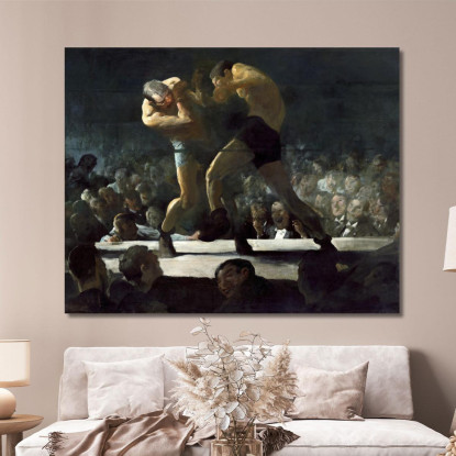 Serata In Discoteca George Bellows gbl4 quadro stampato su tela