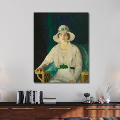 Florence Sittenham Davey La Signora Randall Davey George Bellows gbl7 quadro stampato su tela