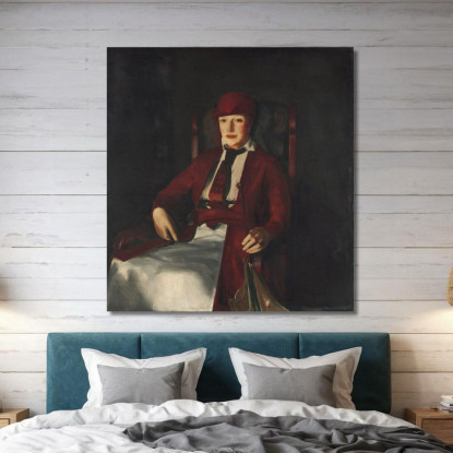 La Signora Chester Dale George Bellows gbl12 quadro stampato su tela