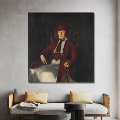 La Signora Chester Dale George Bellows gbl12 quadro stampato su tela