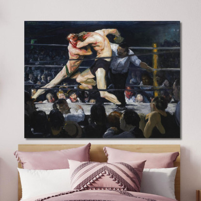 Addio Al Celibato Da Sharkey George Bellows gbl17 quadro stampato su tela