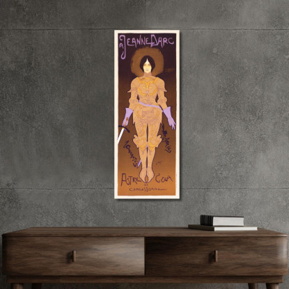 Poster Per Il Negozio Di Novità Giovanna D'Arco A Carcassonne Georges de Feure gdf1 quadro stampato su tela