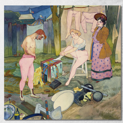 Il Circo Corvi Georges de Feure gdf9 quadro stampato su tela