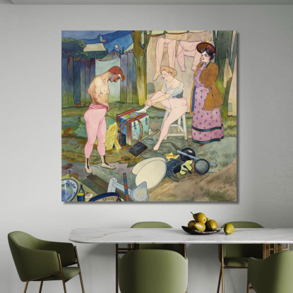 Il Circo Corvi Georges de Feure gdf9 quadro stampato su tela