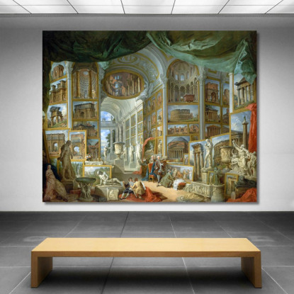 Roma Antica Giovanni Paolo Pannini gpp2 quadro stampato su tela