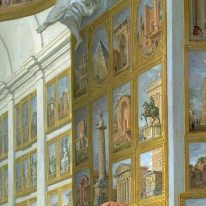 Roma Antica Giovanni Paolo Pannini gpp2 quadro stampato su tela