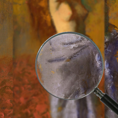 Donna In Accappatoio Blu Con Il Busto Scoperto Edgar Degas edg167 quadro stampato su tela