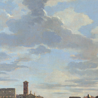 Roma Forum Romano Giovanni Paolo Pannini gpp17 quadro stampato su tela