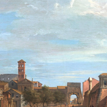 Vista Di Roma Giovanni Paolo Pannini gpp26 quadro stampato su tela