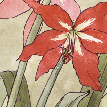 Amarillide Hannah Borger Overbeck hbo1 quadro stampato su tela