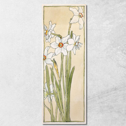 Narciso Del Poeta Hannah Borger Overbeck hbo13 quadro stampato su tela