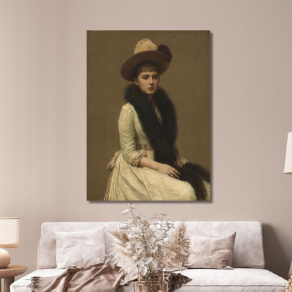 Ritratto Di Sonia Henri Fantin-Latou hfl10 quadro stampato su tela