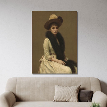 Ritratto Di Sonia Henri Fantin-Latou hfl10 quadro stampato su tela