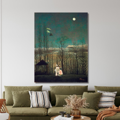 Serata Di Carnevale Henri Rousseau hrs5 quadro stampato su tela