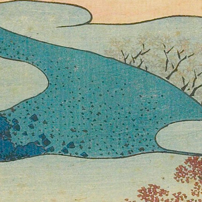 Sarumaru Dayu katsushika hokusai khk58 quadro stampato su tela