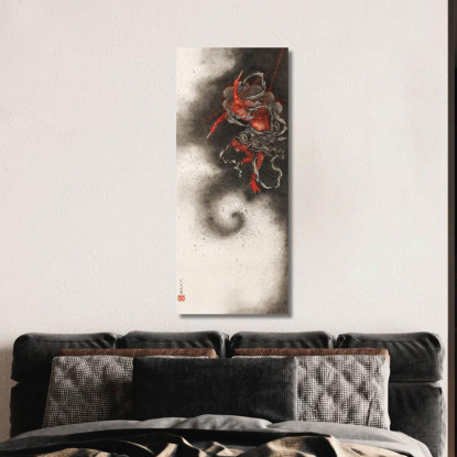 Dio Del Tuono katsushika hokusai khk93 quadro stampato su tela