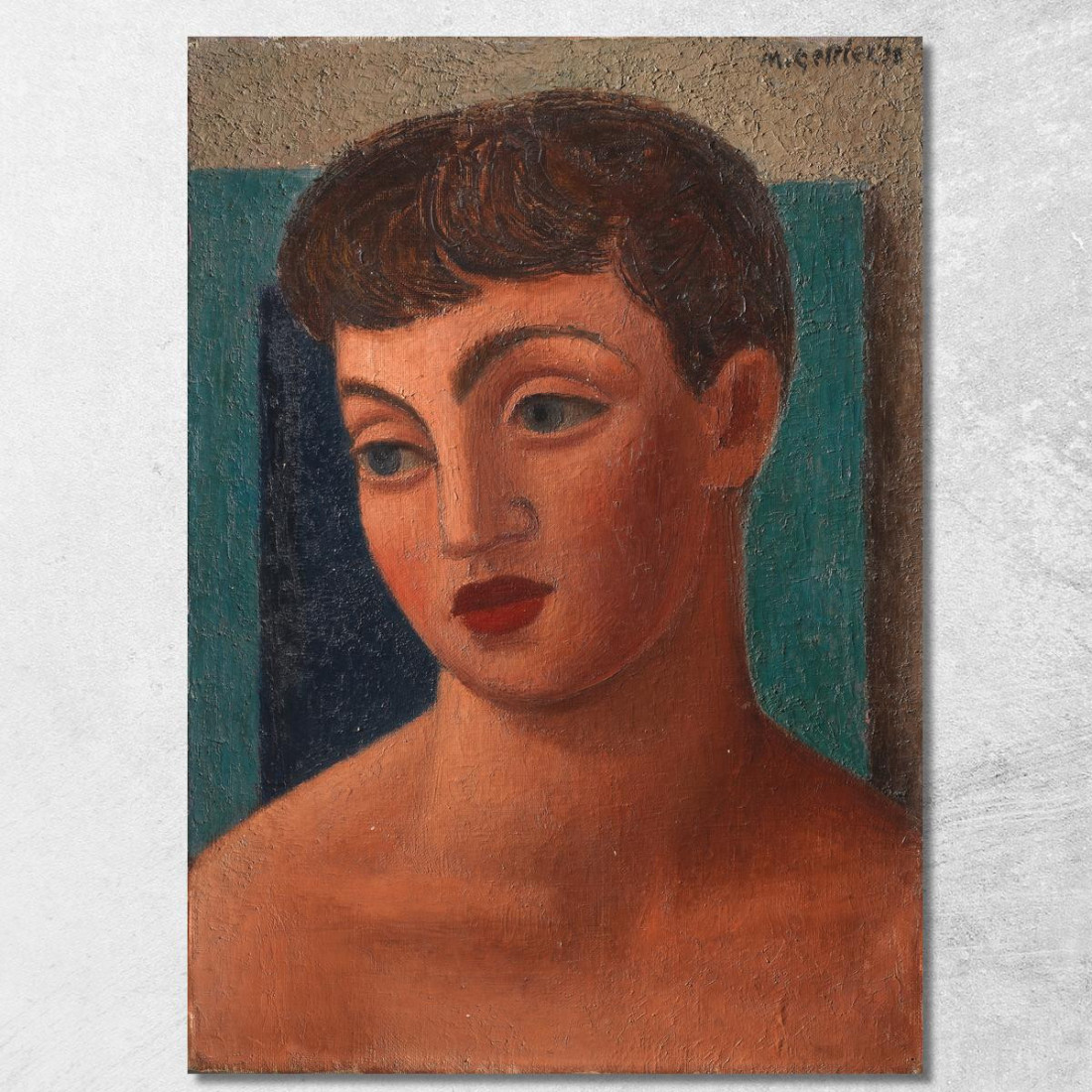 Testa Di Ragazza Miss Anne David Mark Gertler mgr9 quadro stampato su tela