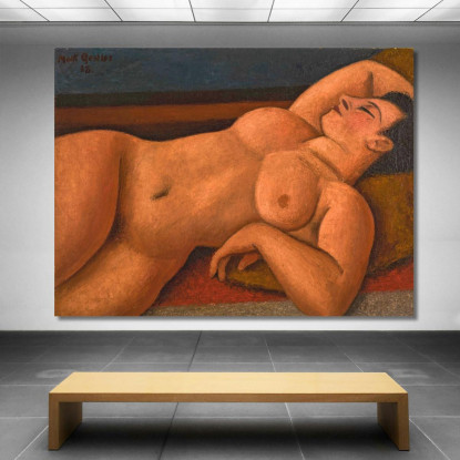 Nudo Mark Gertler mgr14 quadro stampato su tela