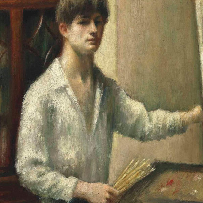 L'Artista Nel Suo Studio Mark Gertler mgr31 quadro stampato su tela