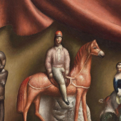 Il Fantino Mark Gertler mgr32 quadro stampato su tela