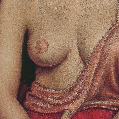 Il Cappello Di Paglia Mark Gertler mgr34 quadro stampato su tela