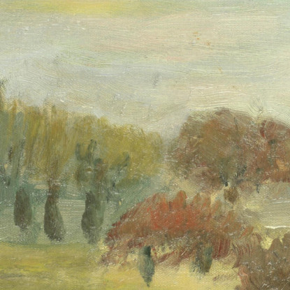 Alberi Al Sanatorio Di Banchory In Scozia Mark Gertler mgr35 quadro stampato su tela