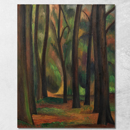 Alberi A Garsington Mark Gertler mgr36 quadro stampato su tela