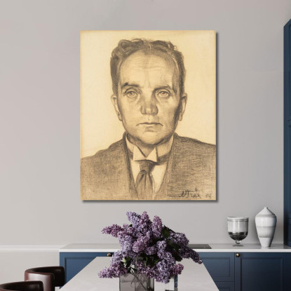 Ritratto Di A.Luiga Nikolai Triik ntr2 quadro stampato su tela
