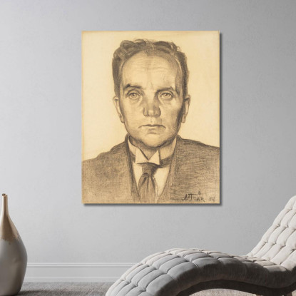 Ritratto Di A.Luiga Nikolai Triik ntr2 quadro stampato su tela